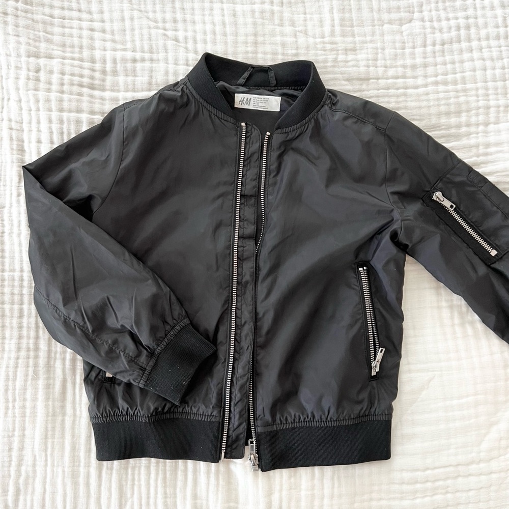 H&M Black Bomber Jacket
